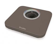 Terraillon Mechanische Personenwaage, GroÃe Skala mit BMI-Anzeige, 150kg, Nautic Up, Braun