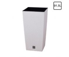 Prosperplast Blumentopf, weiß, 36x6,5x36 cm, DRTS400-S449