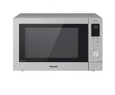 Panasonic NN-CD87 Kombi Mikrowelle (1000 Watt, mit Heißluft und Grill, Inverter Mikrowelle, 34 Liter) edelstahl