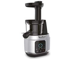 Moulinex ZU150510 Entsafter Juiceo Obst und Gemüse 2 Geschwindigkeitsstufen aluminium