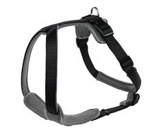 HUNTER Neopren Geschirr für Hunde, Nylon, gepolstert mit Neopren, für Sport und Freizeit XXL, schwarz/grau