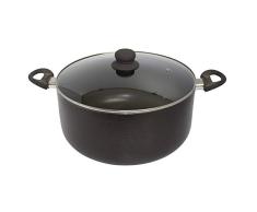 IMUSA Dutch Oven gehämmert Rund 10 Quart grau
