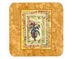 Caroline s Treasures 8615 FC Palme Schaumstoff Untersetzer (4 Stück), 8,9 cm H x 8,9 cm W, multicolor