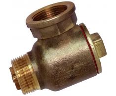 Cornat Rückschlagventil Eckform 1, Messing / Garten Bewässerung / FLOR90850