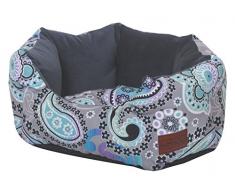 Croci C2078982 Bett Oval Hippie Waves 40 x 32 x 16 cm