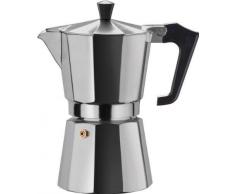 Pezzetti BellExpress Espressokocher aus Aluminium, für 6 Tassen, für Induktionsherde Zentimeter grau