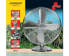 Johnson JON149 Tischventilator, Stahl, 45 cm, 50 W