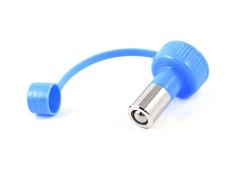 sourcingmap Kunststoff Pet Trinkbrunnen Futterhaus Kopf, 28 mm Gewinde Durchmesser, blau