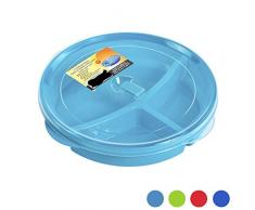 (Set 3) Chef s 1. Wahl Mikrowelle Speisen, Container – 3/Fach geteilten Teller W/belüftet Deckel
