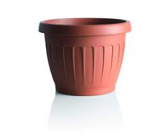 Bama Nässestop S18 Earth Vase, Pflanztopf, 40 x 26 x 30 cm, Kunstharz, terracotta, 35 cm