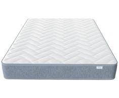 Hilding Sweden Pure Onecore Matratze in Weià / Mittelfeste 7-Zonen Matratze mit Sommer- und Winterseite für alle Schlaftypen (H2-H3) / 200 x 80 x 22 cm