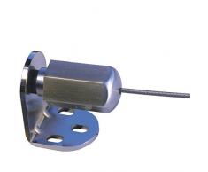 Windhager Montageset InoxLine aus Edelstahl für Sonnensegel, Seilspannmarkiesen Zubehör, Montageset für Sonnenschutz, 10885 silber