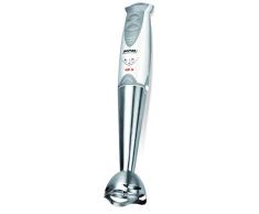 MPM MBL-04 Abnehmbarer Handmixer, Edelstahlarm, Turbo-Funktion, 400W, White