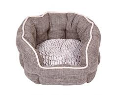 Dream Pfoten Gemütliches Bett, Small/Medium, Braun