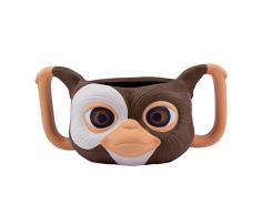 Paladone Gizmo Shaped Mug | Novelty Oversized Cof Cappuccinotasse mit Gremlin Gesicht 3D, Keramik, 550 milliliters, braun