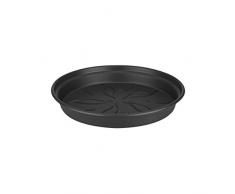 Elho Green Basics Untersetzer 29 - Lebhaft Schwarz - Drinnen & Draußen - Ø 29.2 x H 4.3 cm