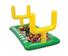 Beistle 54297 aufblasbar Fußball Bereich Buffet Kühler, 71,1 cm X 4 14,6 cm grün/gelb/weiß
