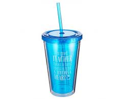 Tumbler P Teacher Blue 1 Corinthians 16: 14