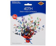 Beistle 50818-3030 Gleam N Burst Tafelaufsatz 40 mehrfarbig