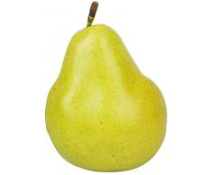 Esschert Design Birne aus Kunststoff, 8,6 x 7,9 x 11,7 cm, Dekoration, Deko-Obst, naturgetreues Dekolebensmittel