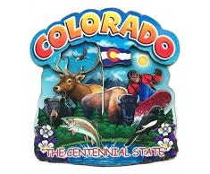 Colorado State Montage Holz Kühlschrank Magnet 2