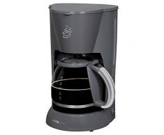 Clatronic KA 3473 Kaffeeautomat für 12-14 Tassen Kaffee, ca. 1,5 L Fassungsvolumen, Nachtropfsicherung, grau, 900