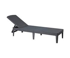 BEST Ponza Graphit Liege, Gartenliege, Sonnenliege