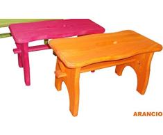 Meeting MEE184 Hocker aus Holz, Orange
