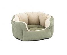 Spot Sleep Zone Reversible Cushion 18” Sage Pet Bed - Pet Bed for Cats and Small Sized Dogs - Attractive, Durable, Comfortable, Washable by