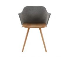 Delamaison Signature Côme Stuhl, hellgrau