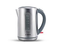 Bosch TWK7901 Wasserkocher, Dampfstopp-Automatik, entnehmen Kalkfilter, 2200 W, edelstahl/hellgrau