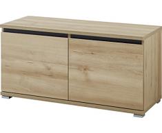 Germania 3474-228 Schuhbank GW-Lissabon in Edelbuche-Nachbildung, 96 x 52 x 40 cm (BxHxT)