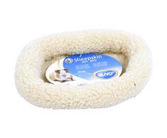 Duvo+ 711/100 Korb Oval Schaffell