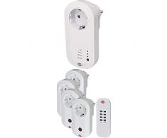 Brennenstuhl WIFI Steckdose mit integriertem 433 MHz Sender und 4 Funksteckdosen