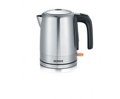 SEVERIN WK 3496 Wasserkocher (ca. 2.200 W, 1,0 L) edelstahl/schwarz