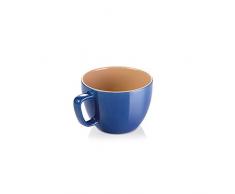 Jumbo Tasse 590 ml Creme Shine, Blau