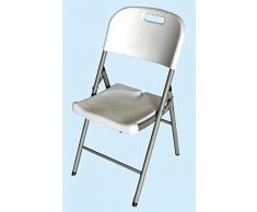 Homelux 710092 Klappstuhl, Kunstharz, 46,5 x 45 x 85,5 cm