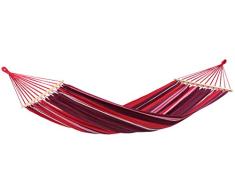 AMAZONAS Stabhängematte Samba Fuego wetterfest und UV-beständig 210cm x 140cm bis 150kg buntgestreift