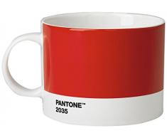 Pantone Teebecher, Porzellan, Red 2035, 10.4 x 10.4 x 8 cm