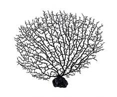 sourcingmap Aquarien Synthetik Coral Ornament Wasser Pflanze, 26,7 cm, schwarz
