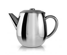 Café Olé EHT-012 Everyday Teekanne aus hochwertigem 18/10 Edelstahl –12oz Fassungsvermögen