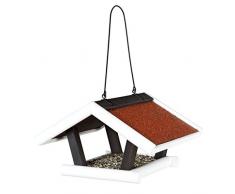 Trixie 55804 natura Futterhaus zum Hängen, 30 × 18 × 28 cm, schwarz/weiß