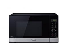 Panasonic NN-SD28HSGTG Inverter Mikrowelle (1000 Watt, Solo Mikrowelle, 23 Liter) edelstahl-schwarz