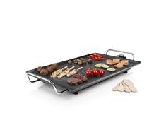 Princess Tischgrill XXL mit zwei Grillzonen - 60x36 cm Teppanyaki-Grillplatte mit extra heißer Zone - regelbarer Thermostat, 103501