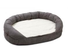 Karlie Hundebett Ortho Bed Oval, grau, 72 x 50 x 20 cm