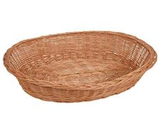 Kerbl 84130 Weidenkorb, Zopfrand 100 cm