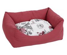 Kerbl 80300 Kuschelbett Paris, 45 x 60 cm, weinrot