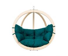 AMAZONAS Hängesessel für Kinder aus FSC Fichtenholz Kids Globo Green in Grün…