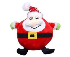 Bubimex x-Mas Toys Plüsch Weihnachtsmann für Hunde