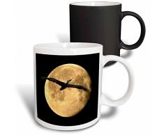 3dRose 243346_3 Mug Becher, keramik, schwarz/weiß